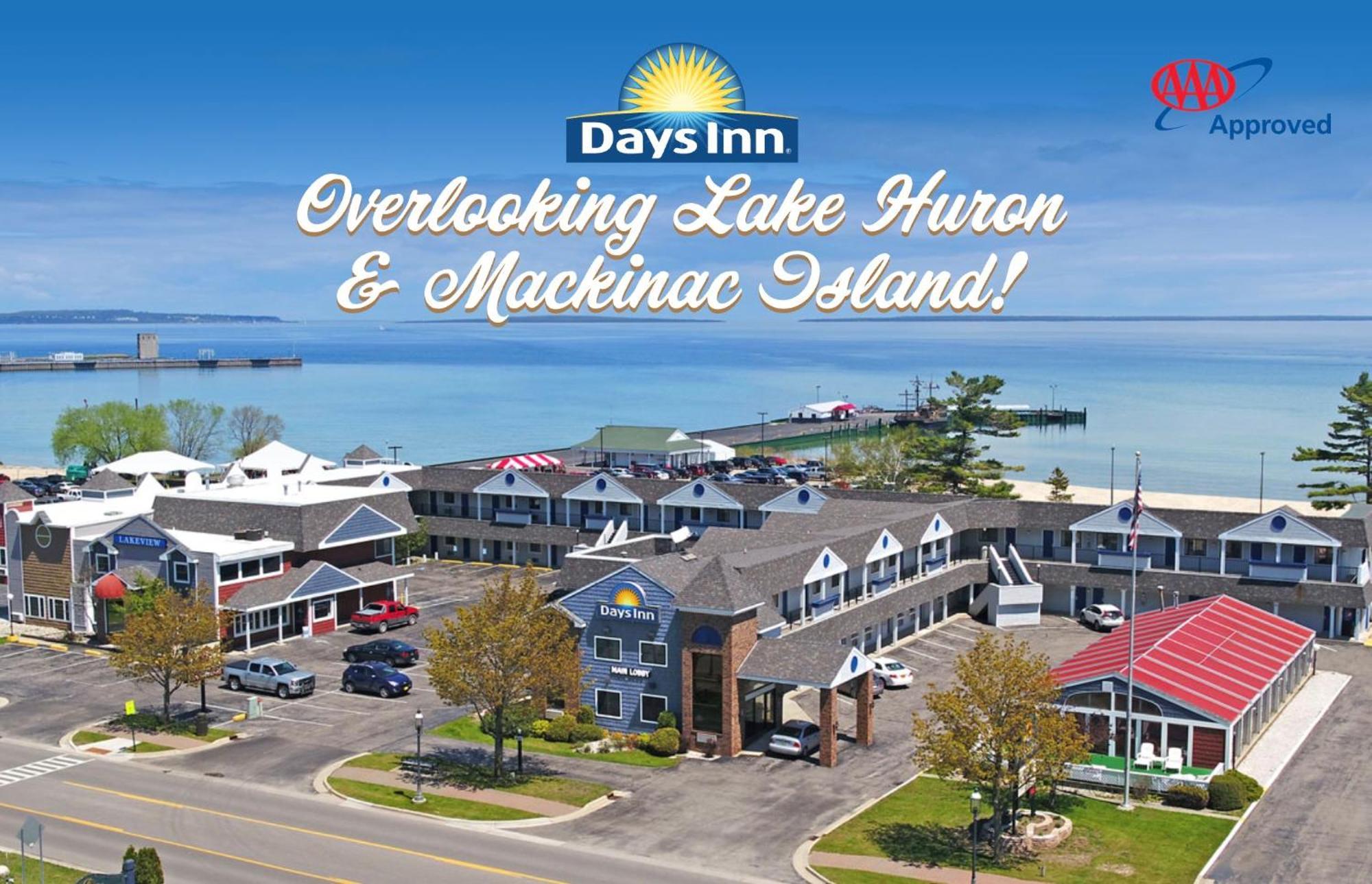 Days Inn By Wyndham Mackinaw City - Lakeview Buitenkant foto